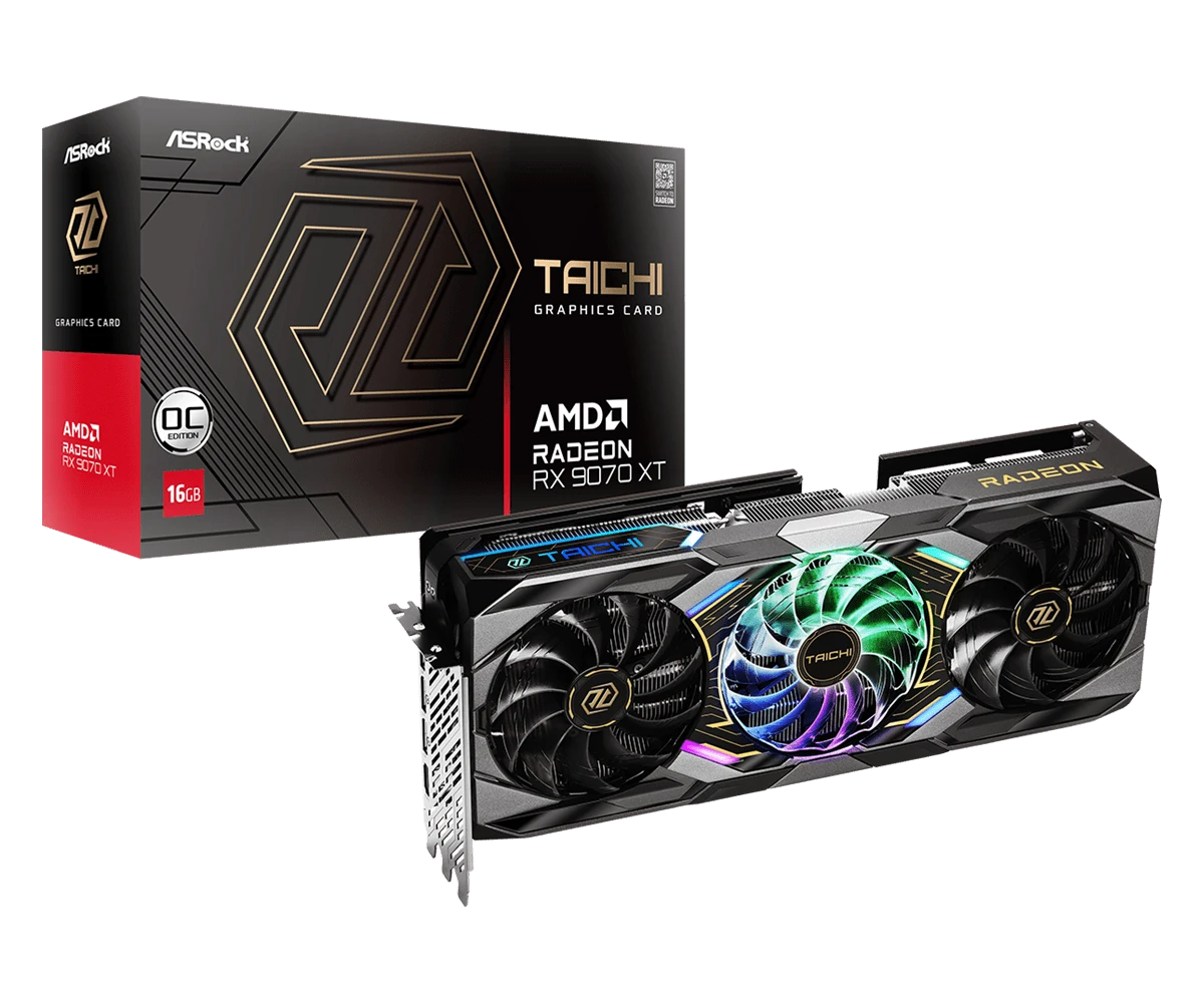 ASRock AMD Radeon RX 9070 XT Taichi 16GB OC